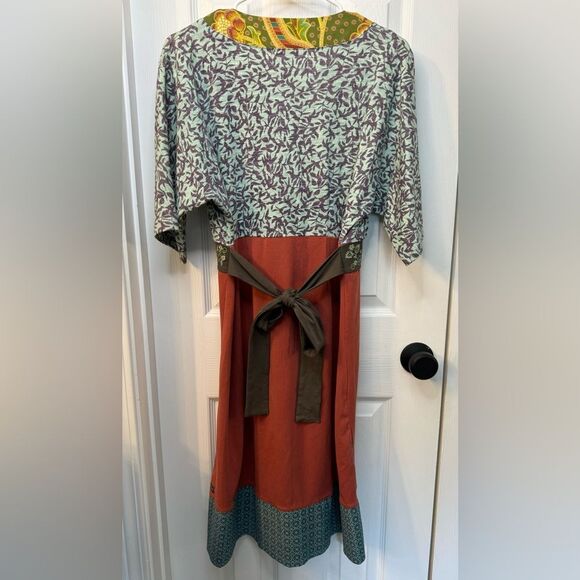 Matilda Jane You & Me Dress Oh Liza Boho Women’s size Medium Tie back - Picture 3 of 7